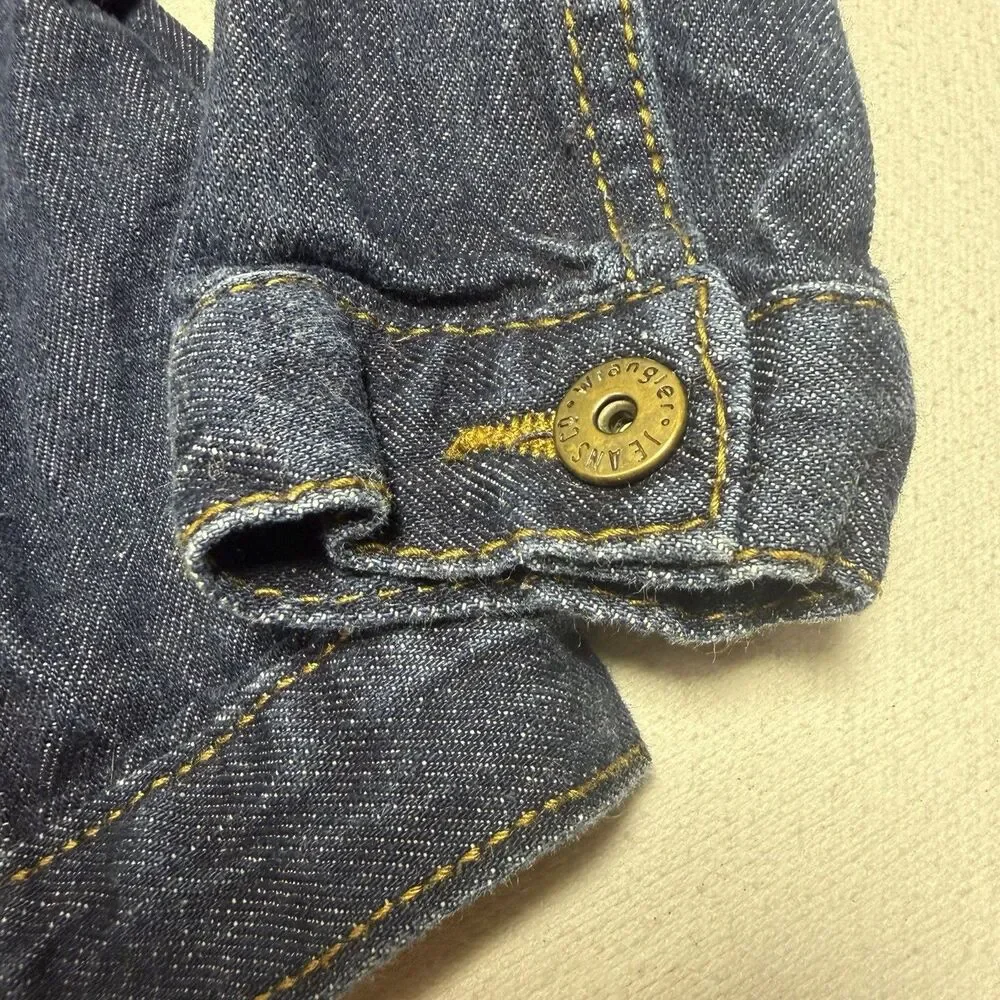 Wrangler Blue Denim Jean Jacket w/Snaps Buttons Size 2-3T  Casual